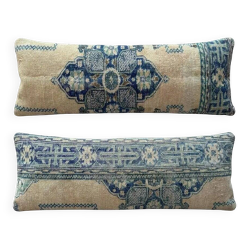 Lot de 2 housses de coussin turque vintage 38x104 cm
