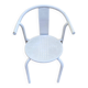 Vintage IKEA Maxmo Armchair 80s White Metal Design