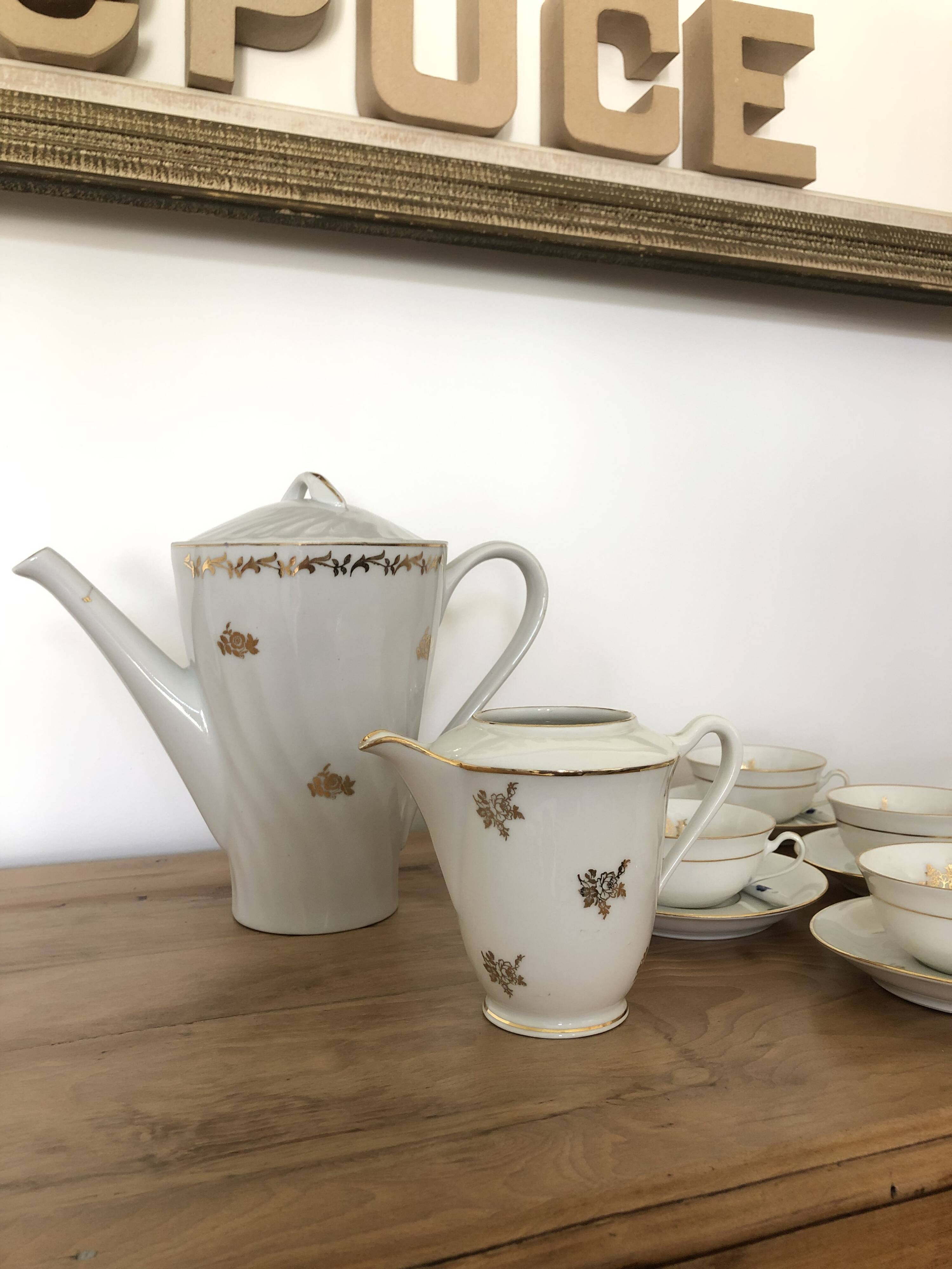 Limoges porcelain tea or coffee service