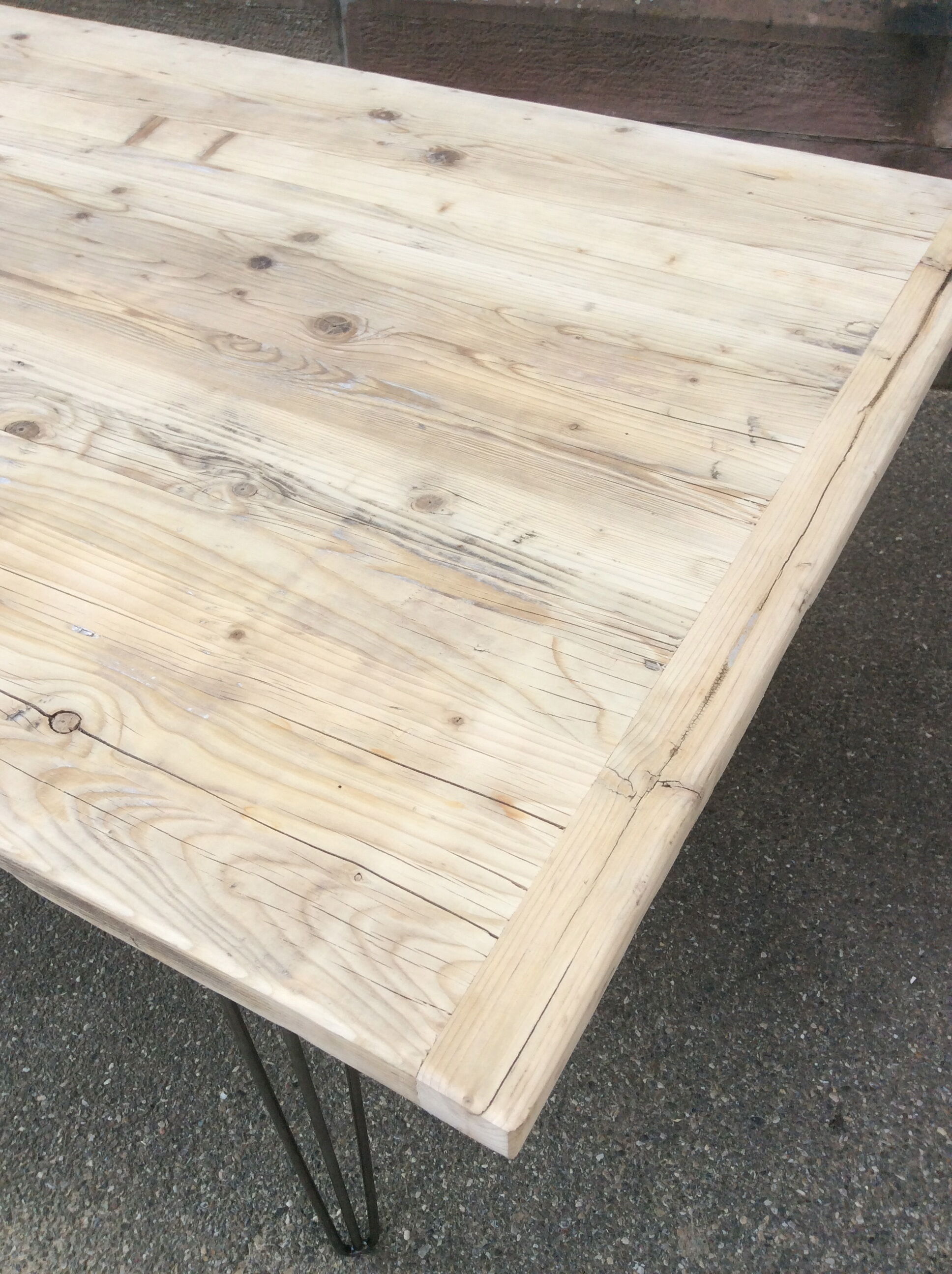 Industrial dining table atelier hairpin legacies