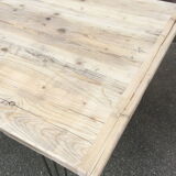 Industrial dining table atelier hairpin legacies