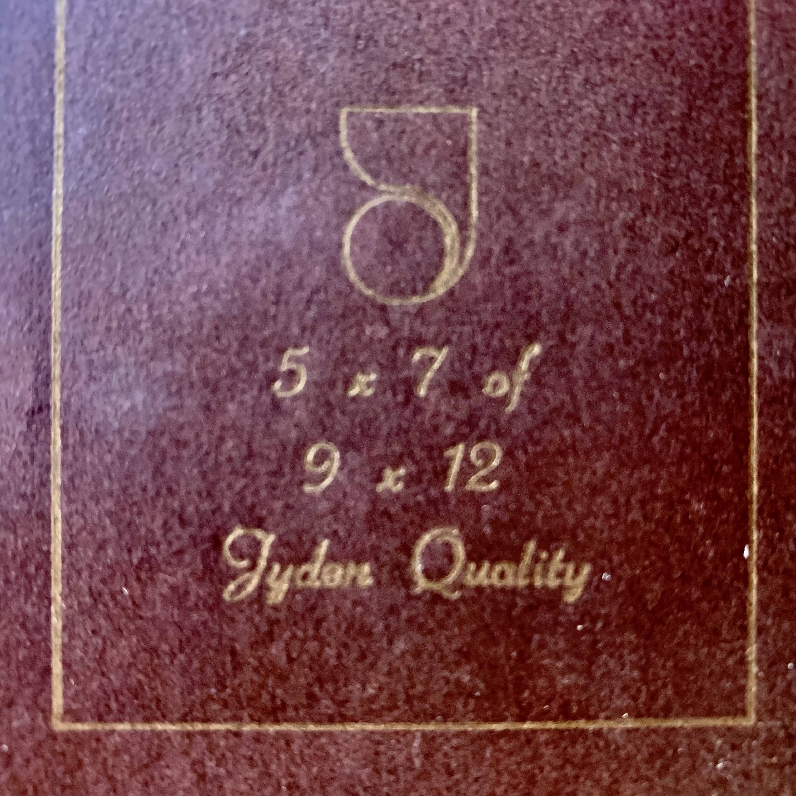 Set of 6 Jyden Vintage Gold Brass Picture Frames