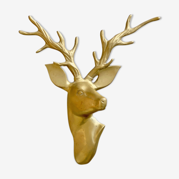Bambi deer wall sculpture, hollywood regency