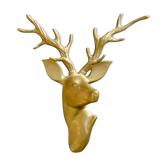 Bambi deer wall sculpture, hollywood regency
