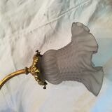 Applique ancienne en bronze style rocaille