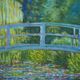 Claude Monet: Giverny, the pond with water lilies, signed lithograph.