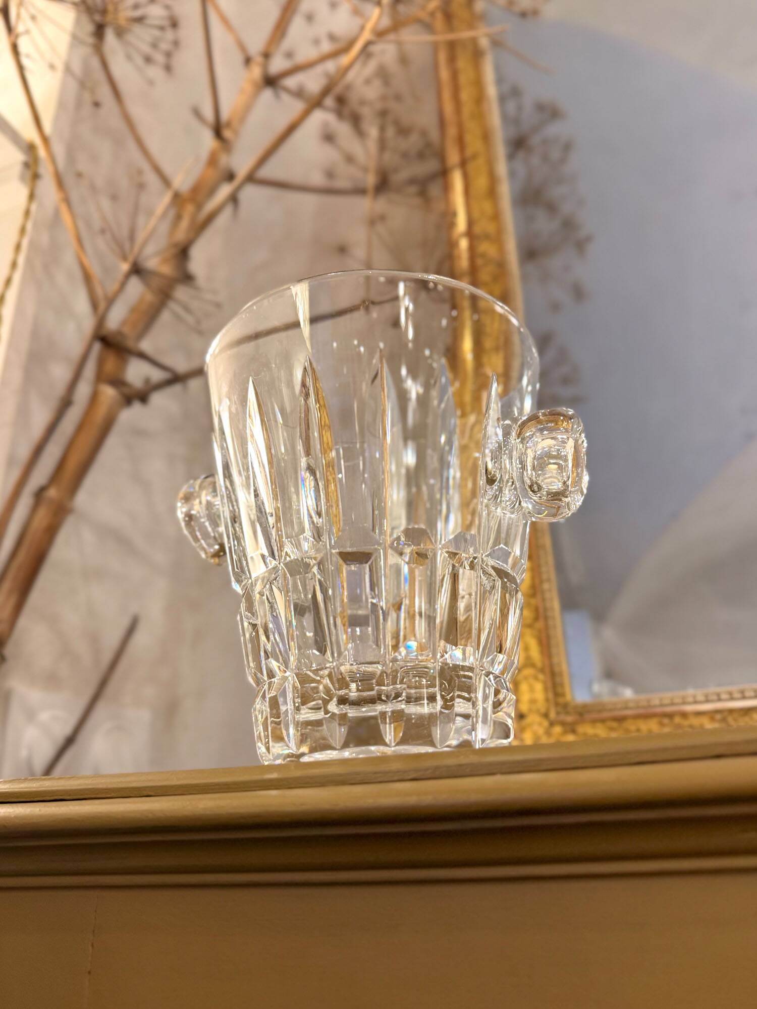 Saint Louis Manhattan Crystal Ice Bucket