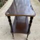 Desserte 2 plateaux vintage en palissandre
