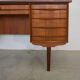 Danish Teak 7-Drawer Desk, 1960s.