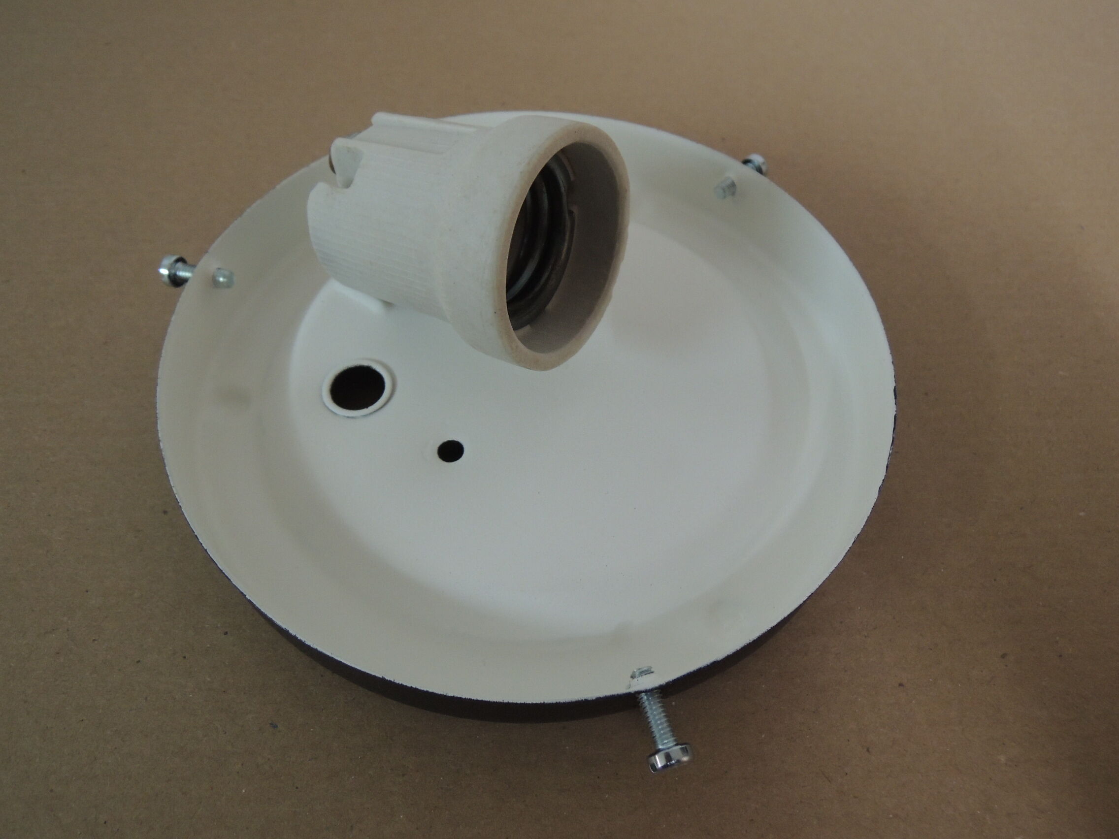 Square glass ceiling light