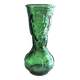 Large green glass vase from vintage Empoli Italy