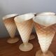 Lot de 6 coupes à glaces vintage