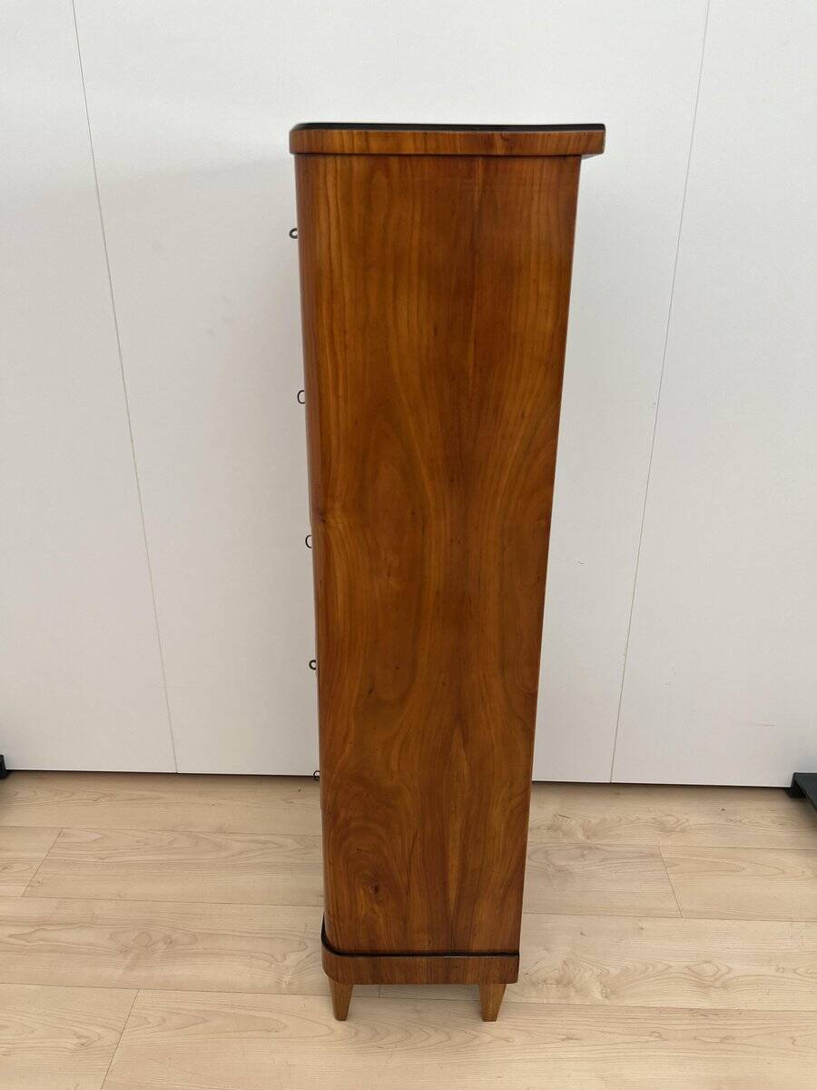 Biedermeier Five-Drawer Chiffonier in Cherry Veneer, South Germany, 1830s