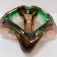 Mid-century Ashtray from Metallurgical Glass,by Glasswork Novy Bor,1960's.