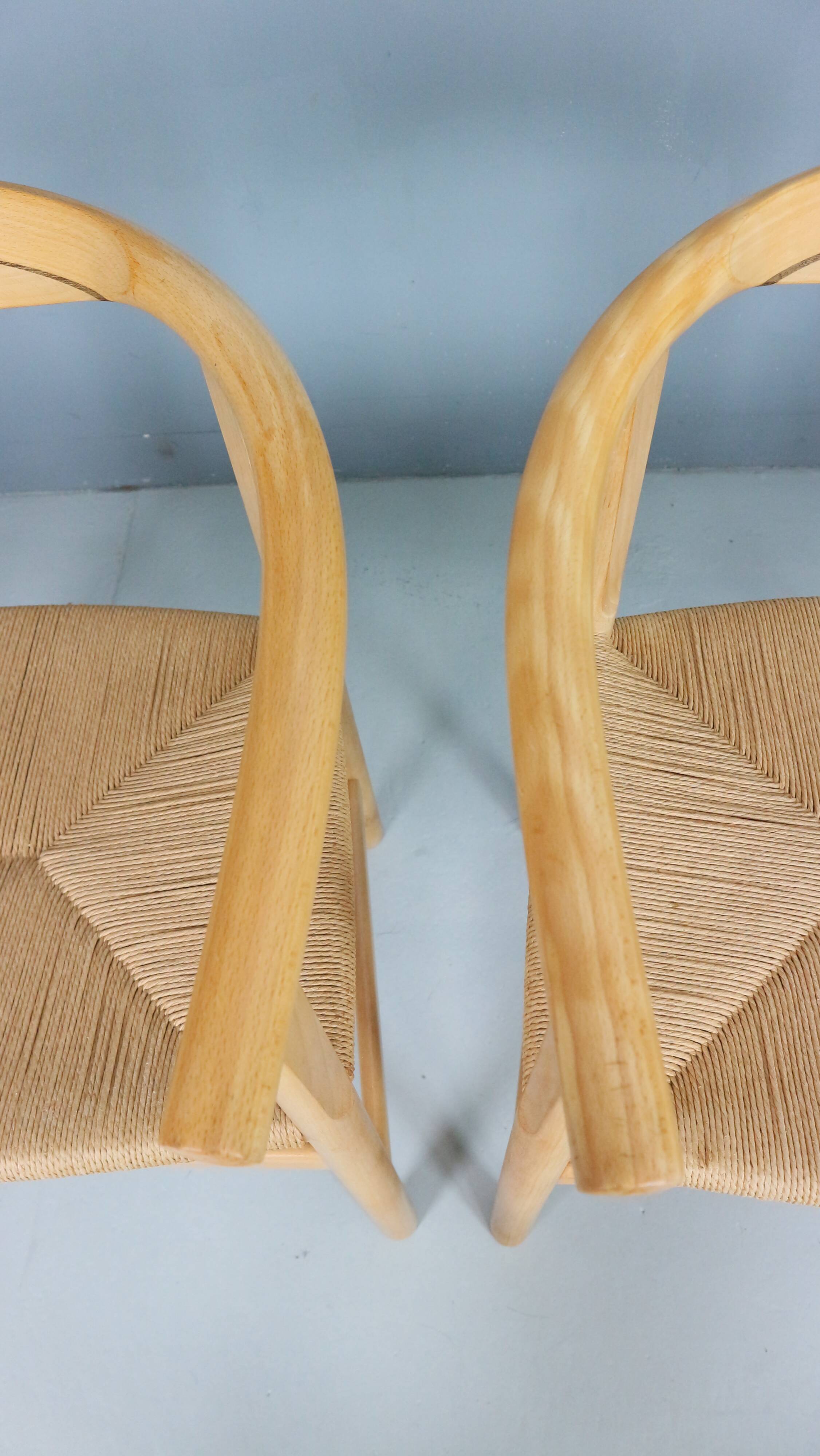 Set of four vintage First Chair PP201 by Hans J Wegner for Pp Furniture, De