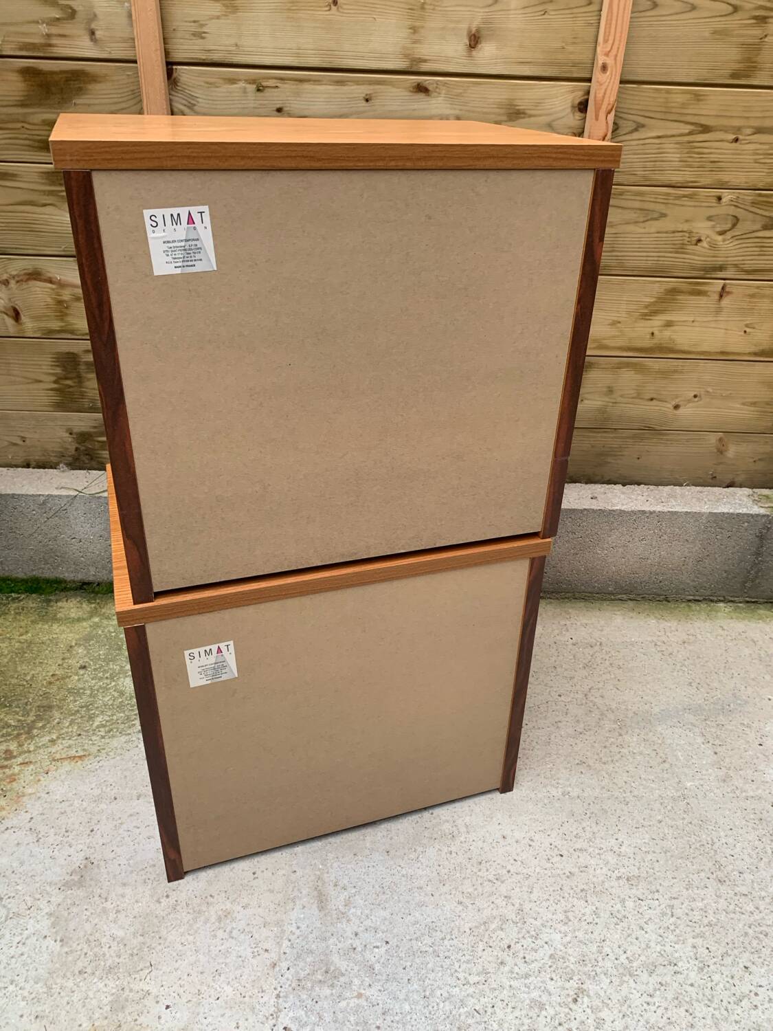 Simat bedside tables, Doubinski, 1980s.