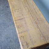 Bench 120 cm patinated solid wood