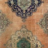 Distressed Turkish Runner 375x80 cm wool Vintage Tribal Rug