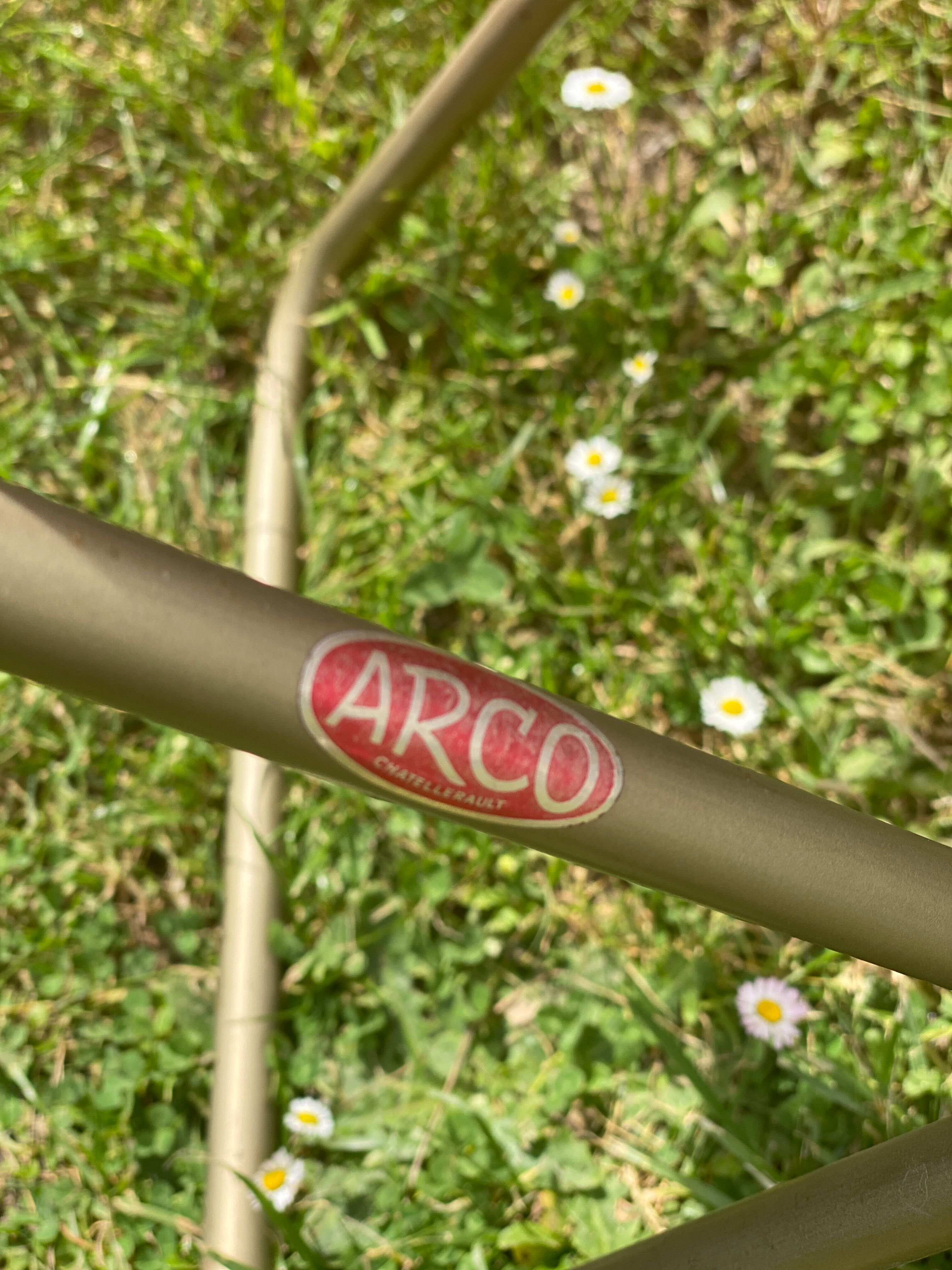 Vintage canvas folding stool