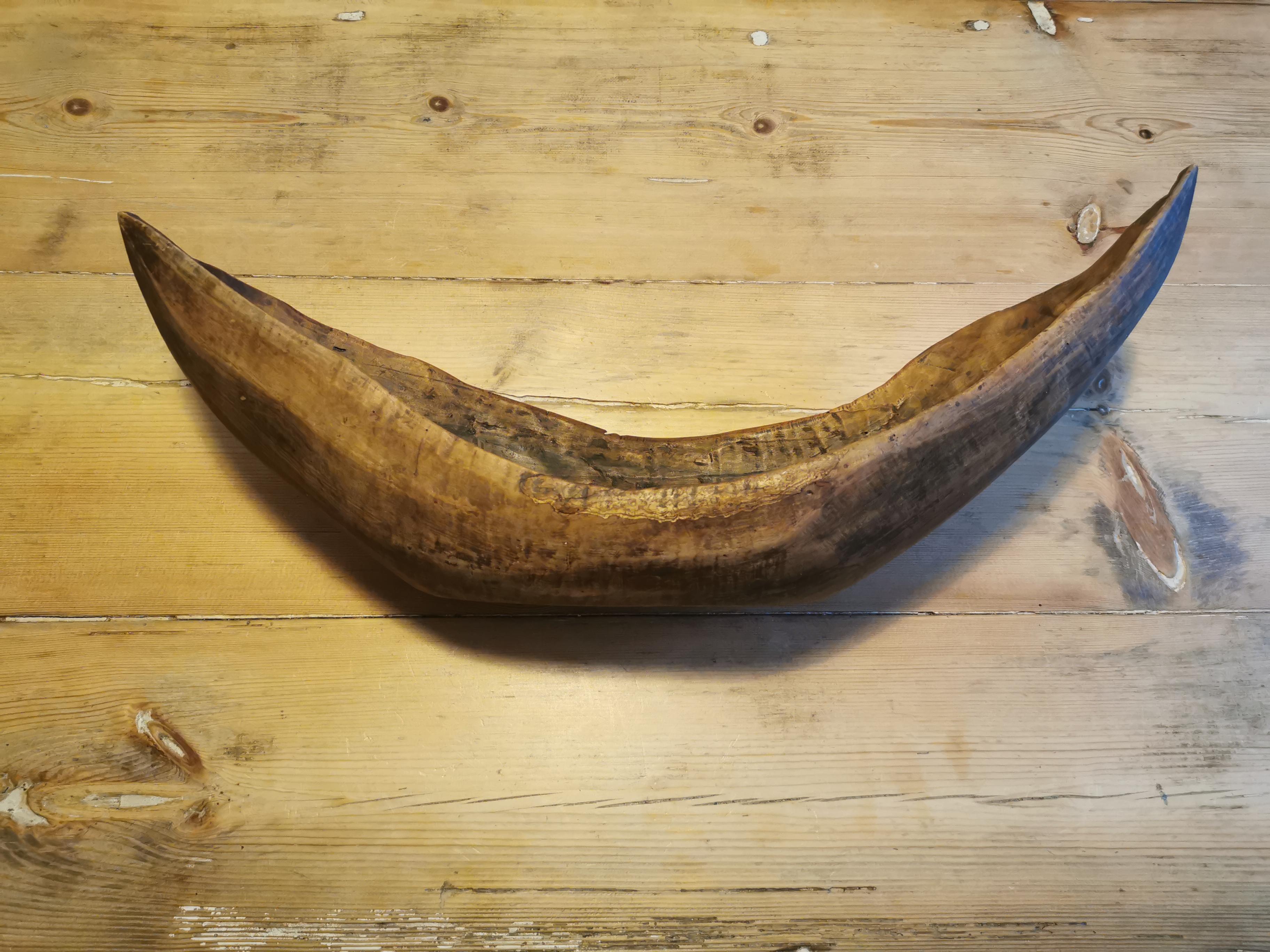 Brutalist fruit cut vintage art-popular in solid wood