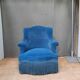Faiteuil crapaud  bleu