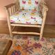 Fauteuil 50's en Kilim