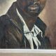 Tableau portrait homme huile sur toile