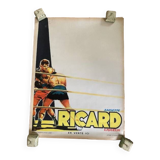 Ricard boxing lithograph poster