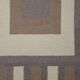 Handwoven Wool Door Mat Modern Brown Cream Rug- 61x91cm