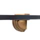 Stunning shelve Glass with Bronze brackets 1970s Peter Ghyczy