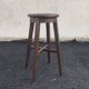 Tabouret haut en chêne massif, 1950