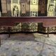 Louis XV walnut style flat desk