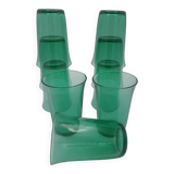 Lot of advertising glasses Huile Lesieur