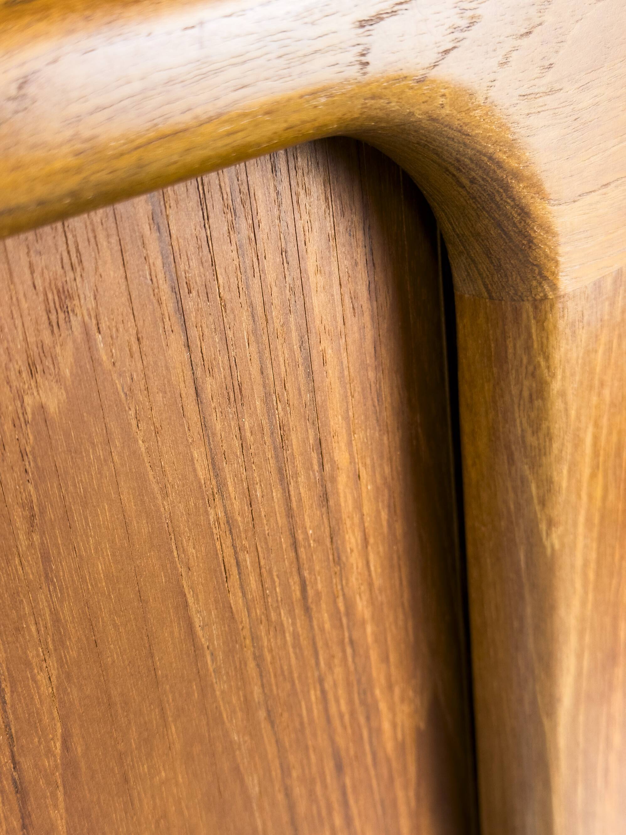 Danish Teak Hi-Fi Sideboard with Tambour Doors from Dyrlund, 1970s