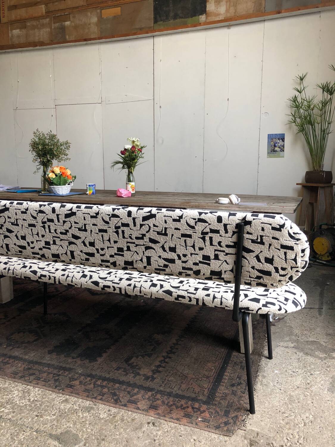 Upholstered bench