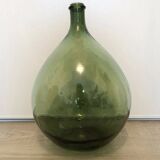 Dame Jeanne vintage green drop