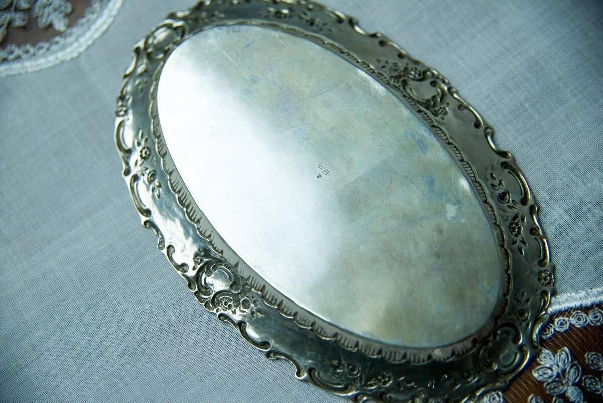 Vintage Silver Vessels, 1950s, Set of 3