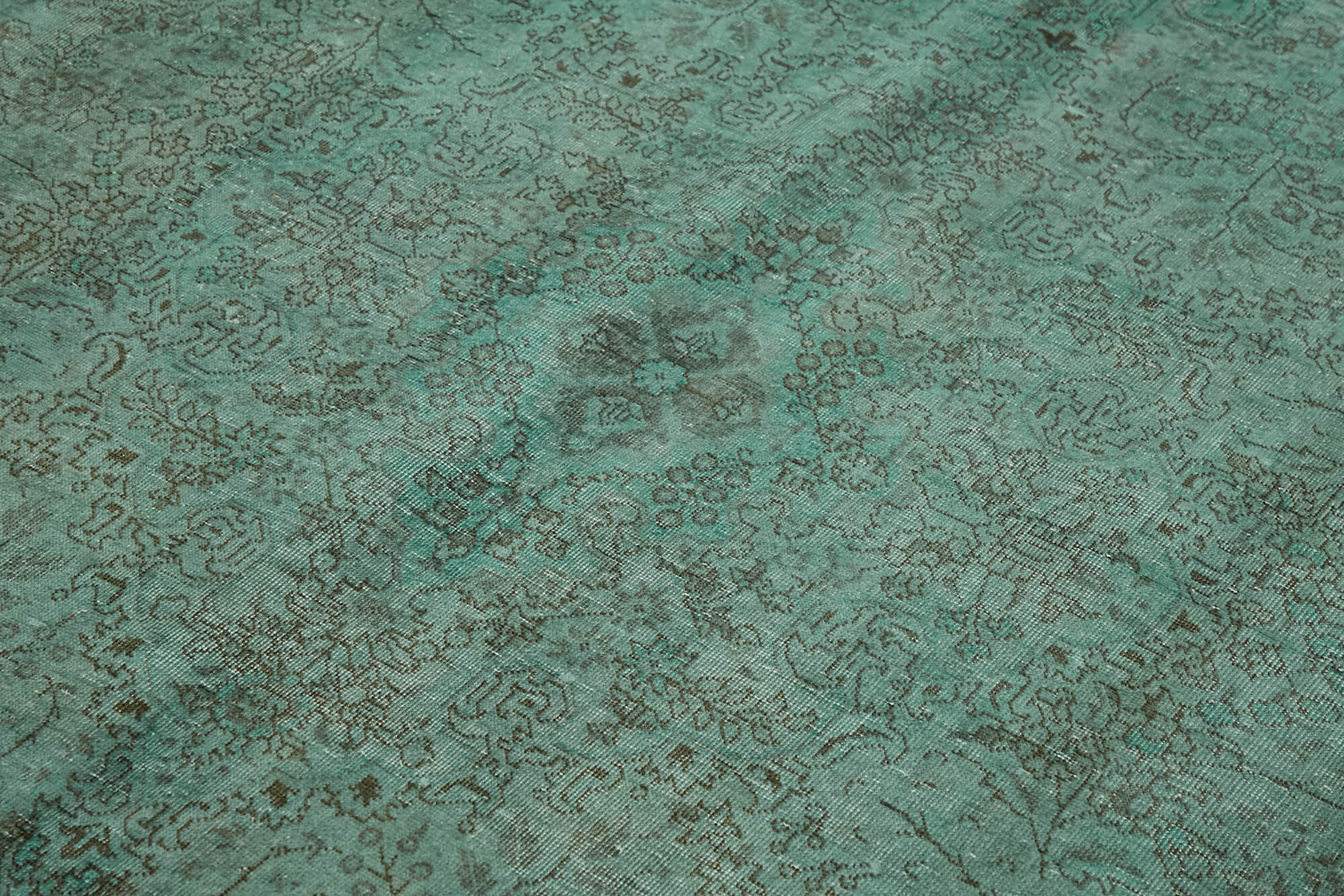 Tapis persan persan unique en son genre des années 1970 240 cm x 348 cm Tapis de laine bleue