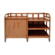Buffet vintage  cannage rotin et bois