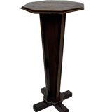Art Deco side table plant table set of two design oak