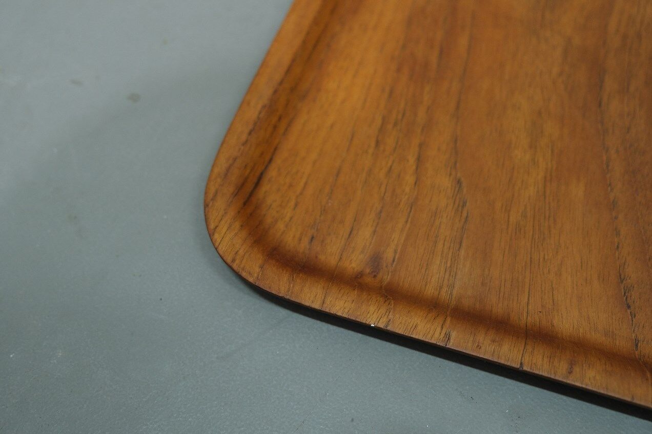 A set of 2 scandinavian teak trays from Silva from 1960s