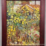 Large oil painting of a garden landscape, Alexander Michael 1997