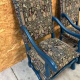 Pair of vintage original tapestry armchairs