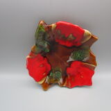 Vintage ceramic leaf shaped cup