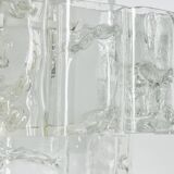 Glass tube chandelier from Murano by Doria, Germany, 1960s.