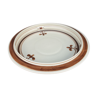 Round plate Rosenthal Germany Siena Brown 1970s