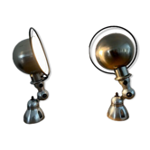 Paire de lampe applique Jieldé chromé poli miroir vintage années 60