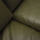 Green leather sofa, Danish design, 1970s, production: Denmark
