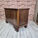 Restored Art Deco Walnut & Oak Commode TV Console 1940s