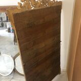 Mirror gilded with vine glass engraved  93x170cm